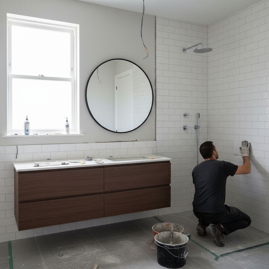 Image illustrant Rénovation de salle de bain