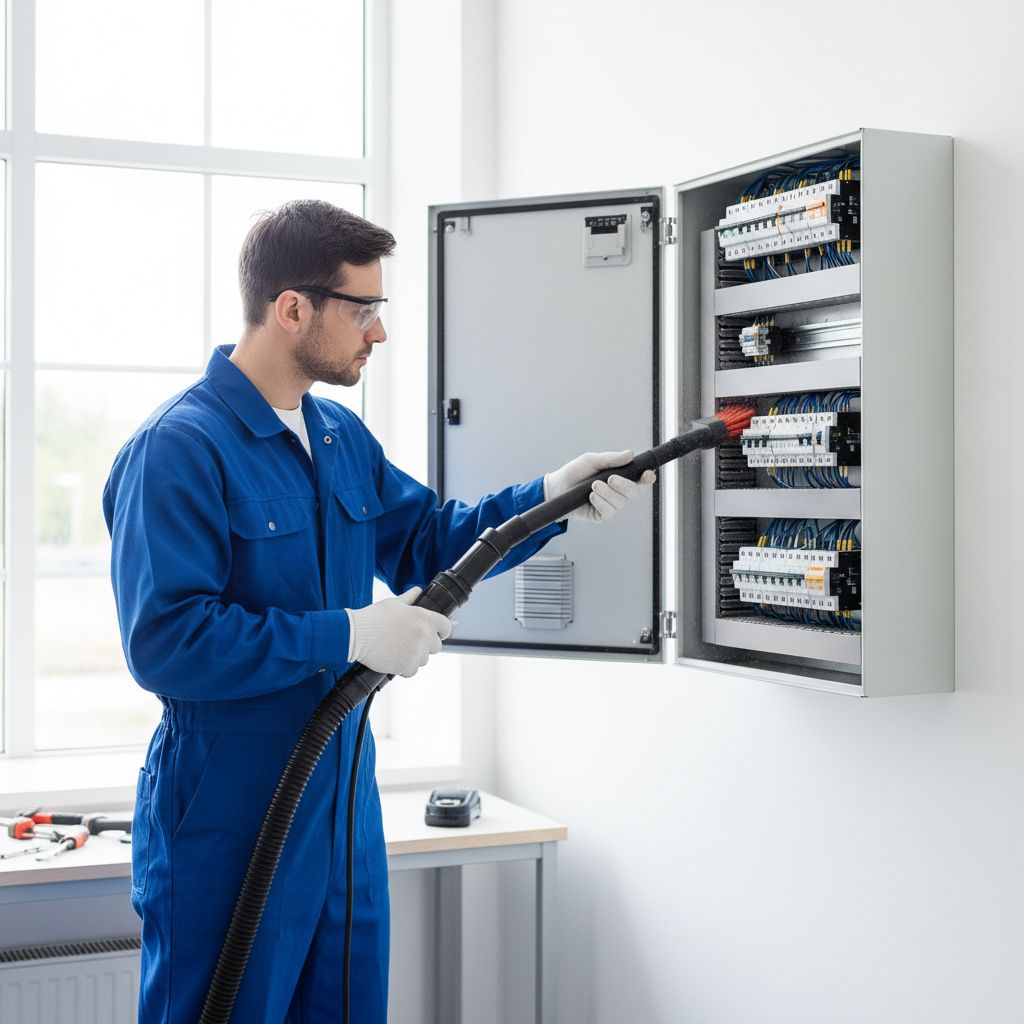 Image illustrant Nettoyage des Panneaux Électriques
