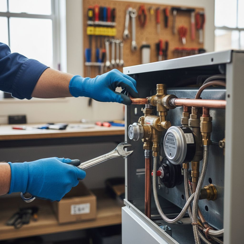 Réparation de Systèmes de Gaz 6 Image illustrant Réparation de Systèmes de Gaz