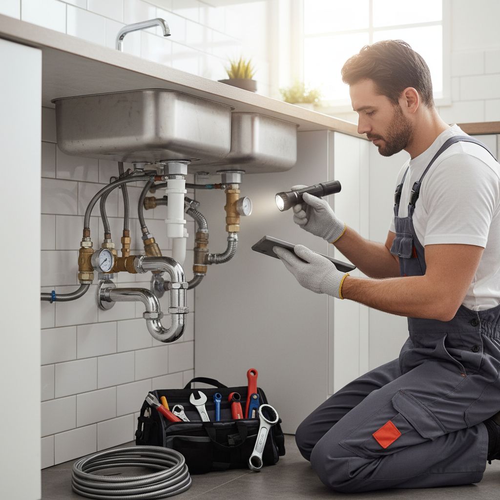 Image illustrant Inspection Annuelle Plomberie : Évitez les Pannes !
