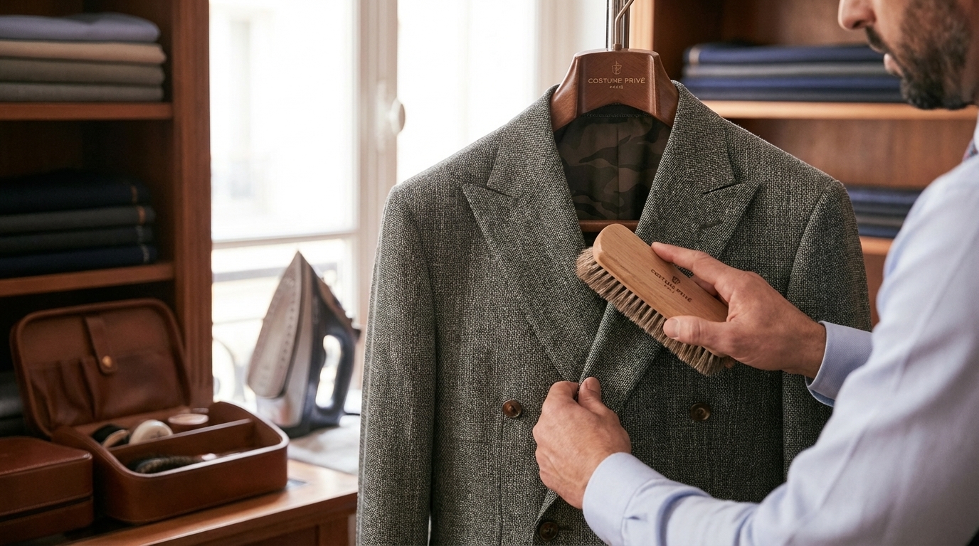 Costume italien sur mesure Paris : style, coupe, tissus | Costume Privé Paris - Entretien et durée : ce que vous devez f