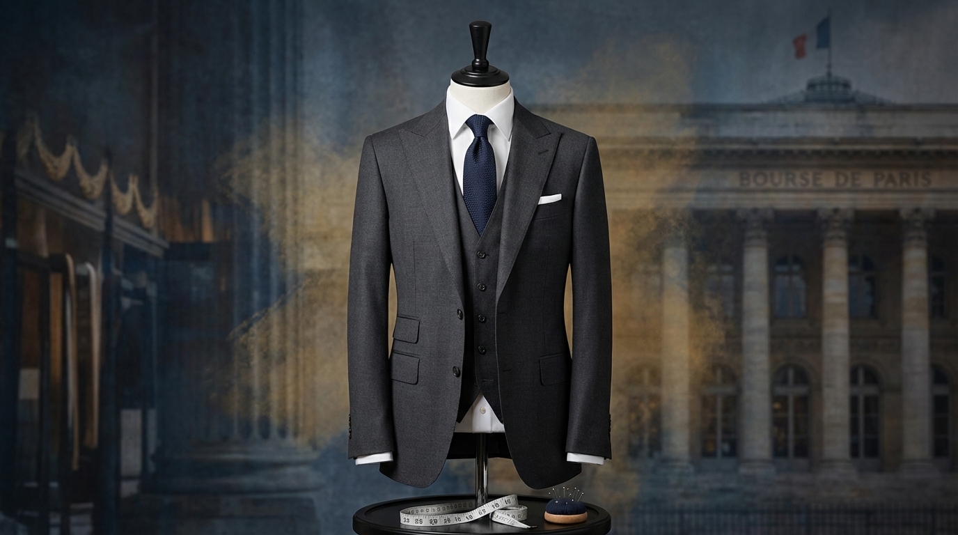 Costume sur mesure Paris 2 : L'excellence du tailleur au cœur de la Bourse - Costume sur mesure Paris 2 : méthode d’atel
