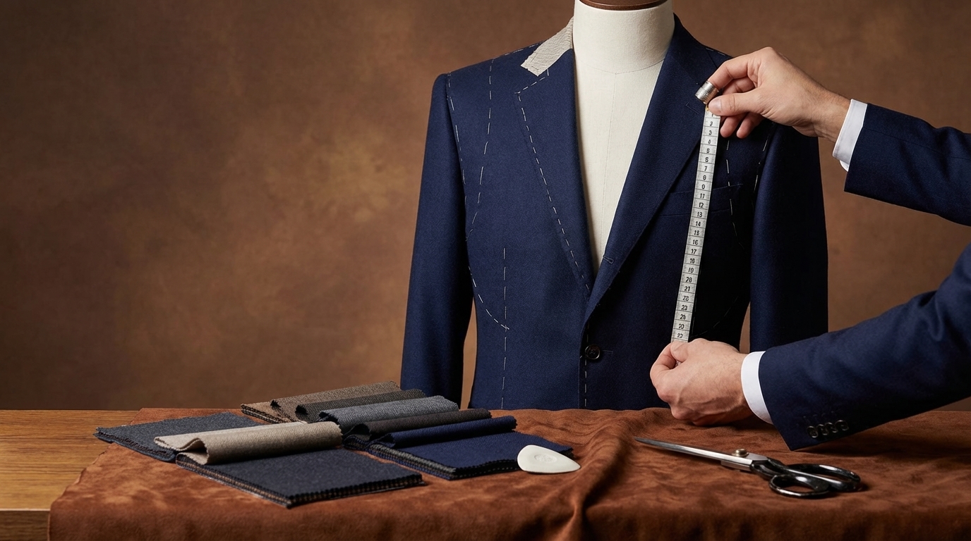 Costume sur mesure Paris 2 : L'excellence du tailleur au cœur de la Bourse - Prise de mesures et essayages : la méthode