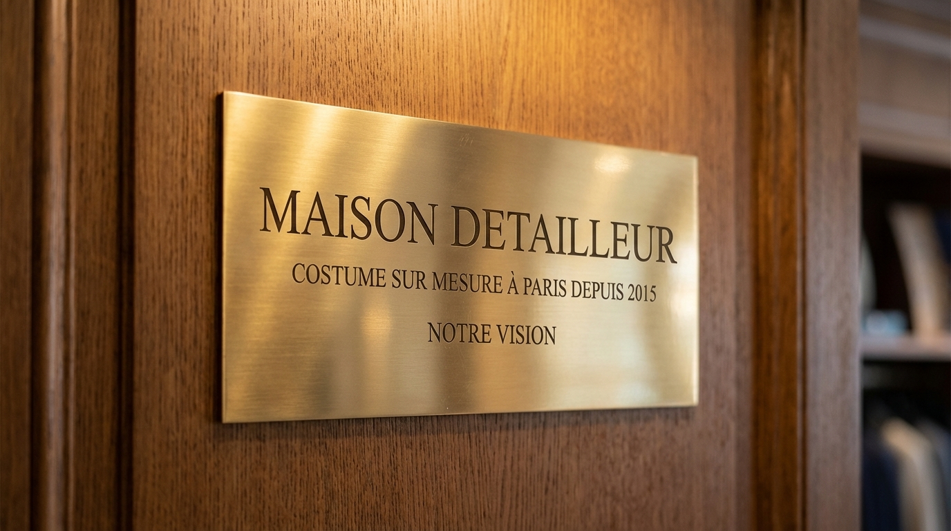 illustration Maison de tailleur, costume sur mesure à Paris depuis 2015, notre vision