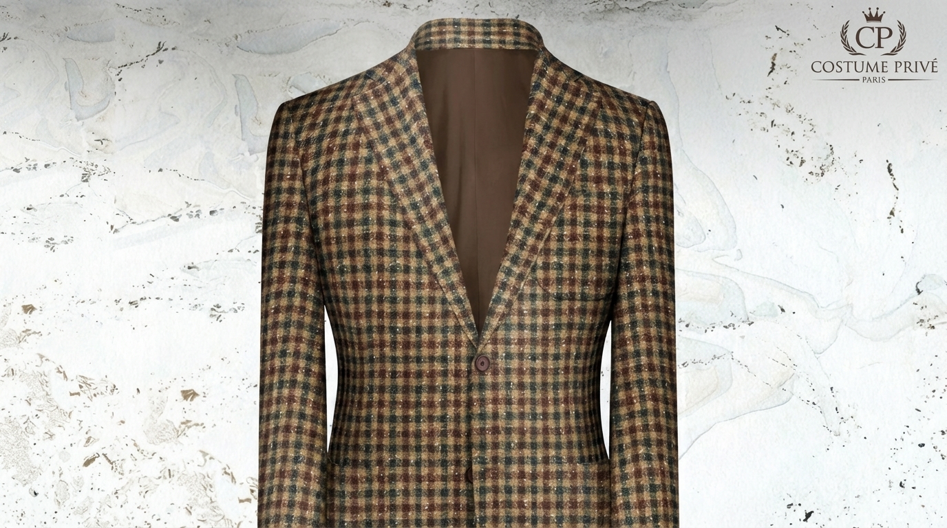 Veste à Carreaux Hiver | Costume Privé Paris - 4) Coupe et finitions : aligner le motif sans sacrifier la mobilité