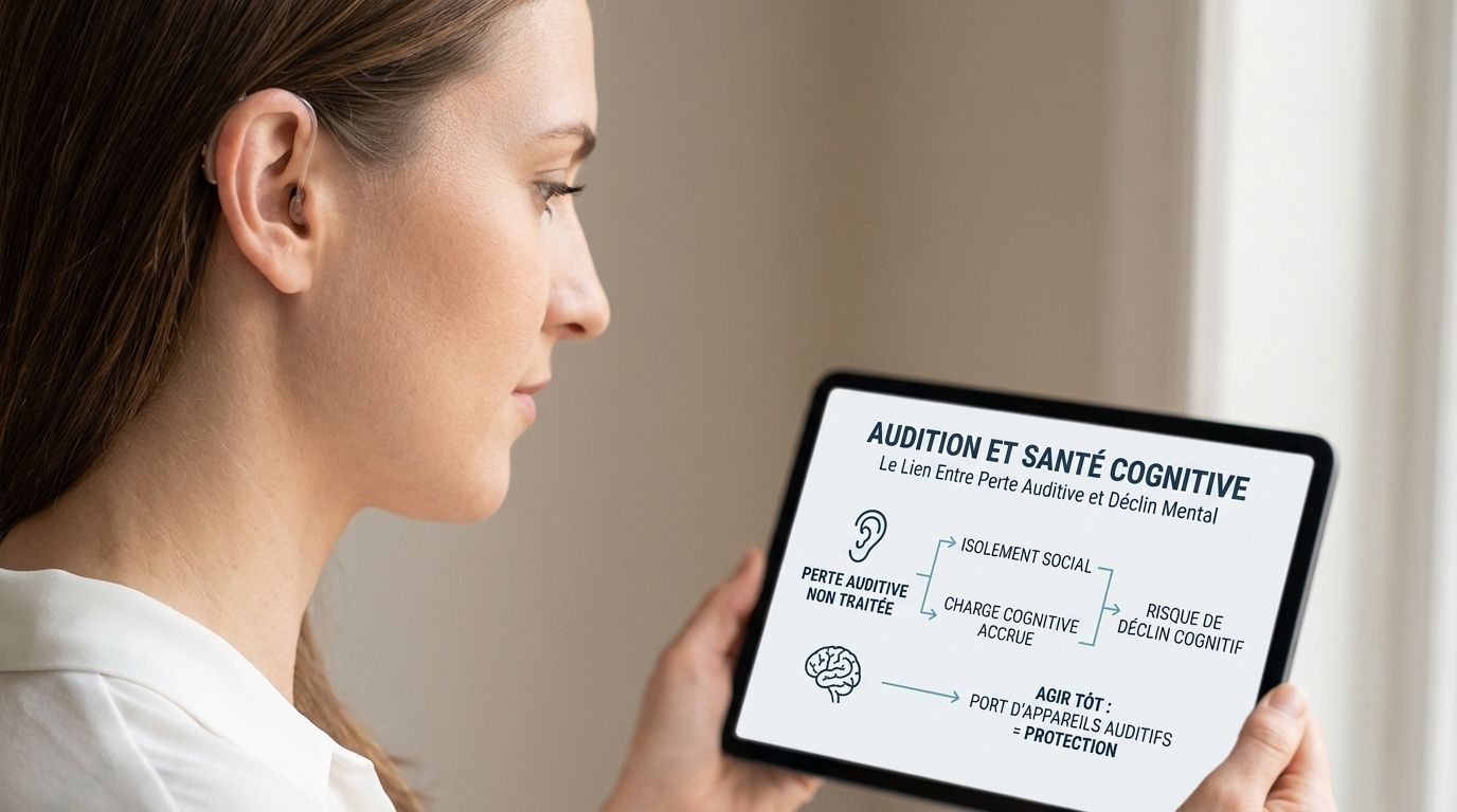 Audition et Sant&eacute; Cognitive : Le Lien Entre Perte Auditive et D&eacute;clin Mental - R&eacute;sum&eacute; rapide (pour savoir o&ugrave; agir)