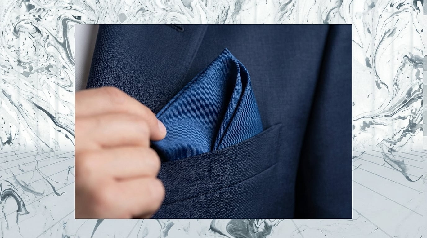 Comment plier une pochette de costume pour un rendu - Choisir le bon rendu : angle net, coins et stabilité