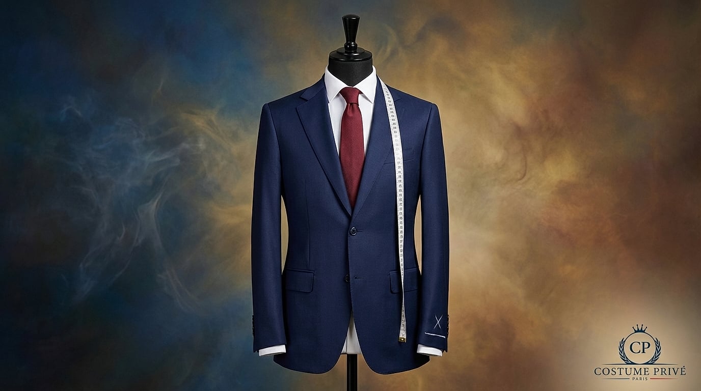 costume sur mesure homme - L’art du costume sur mesure paris : coupe ajustée et repères mesurables