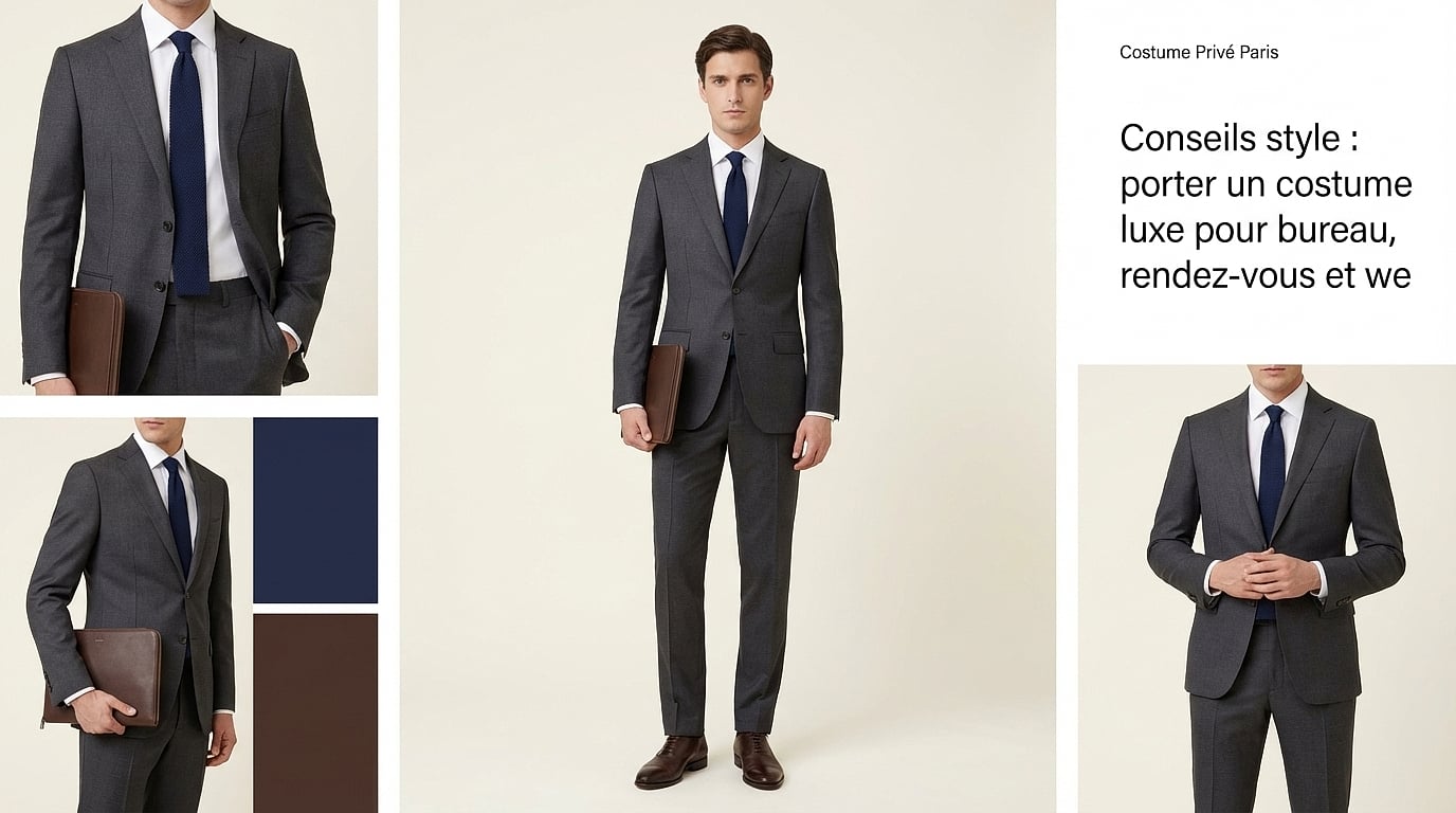 costumes homme luxe paris | Costume Privé Paris - Conseils style : porter un costume luxe pour bureau, rendez-vous et we