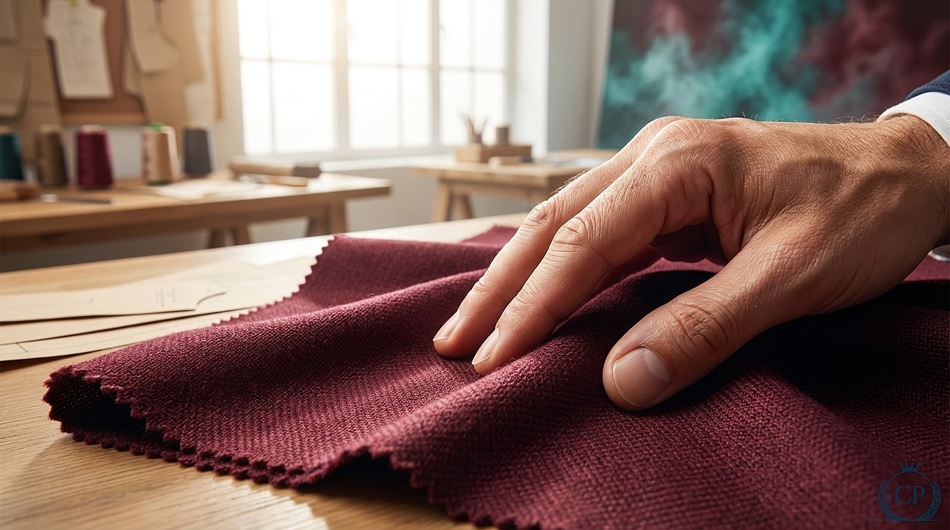 Texture d'une laine Super 180’s : sensation au toucher et lecture du tombé