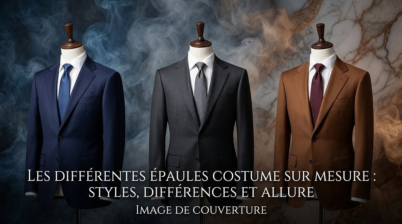 Les différentes épaules costume sur mesure : styles, différences et allure — image de couverture