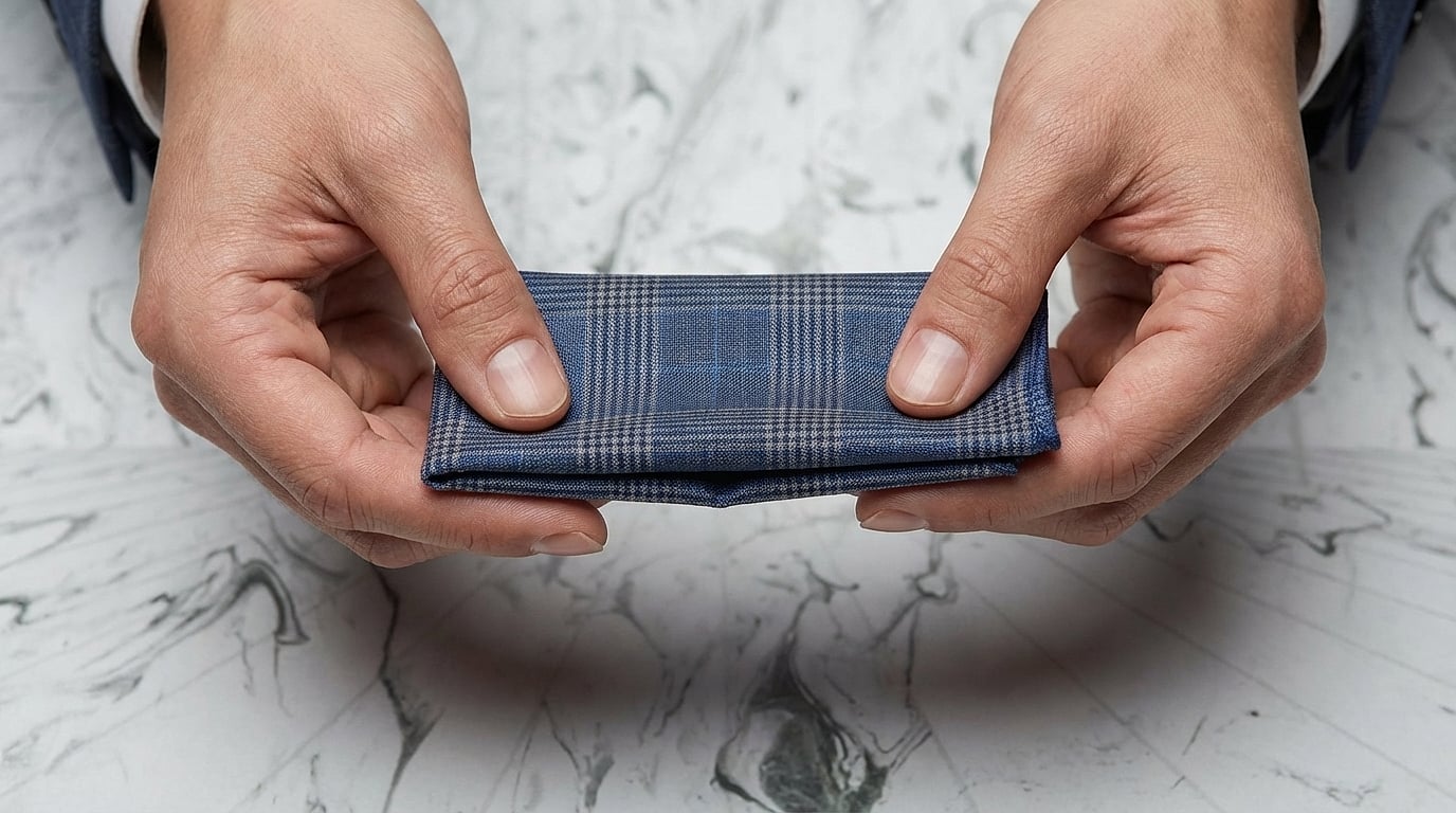 Premier rabattement horizontal et lissage du centre vers l’extérieur pour un rendu net