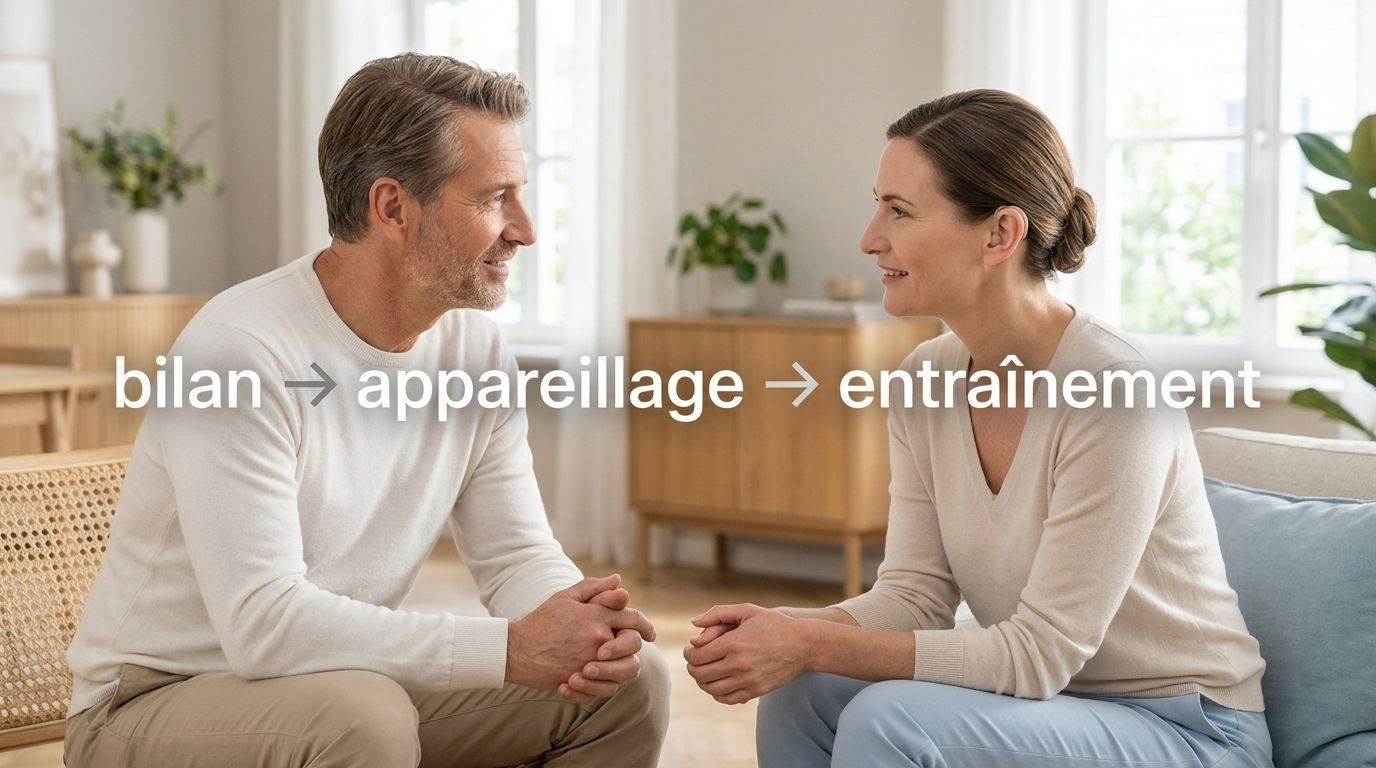 Parcours de prise en charge : bilan auditif, adaptation et suivi pour limiter le risque cognitif