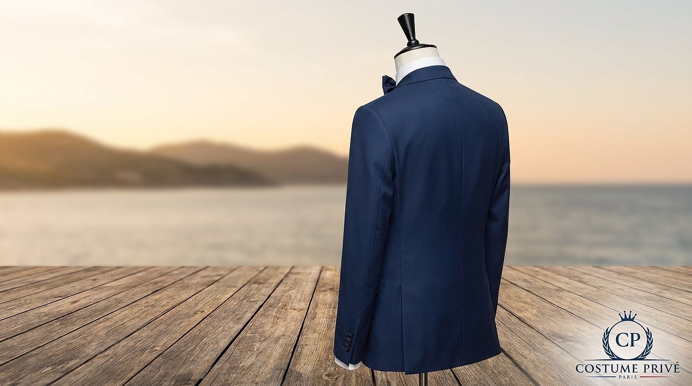 Coupe ajustée et tombé de veste demi mesure