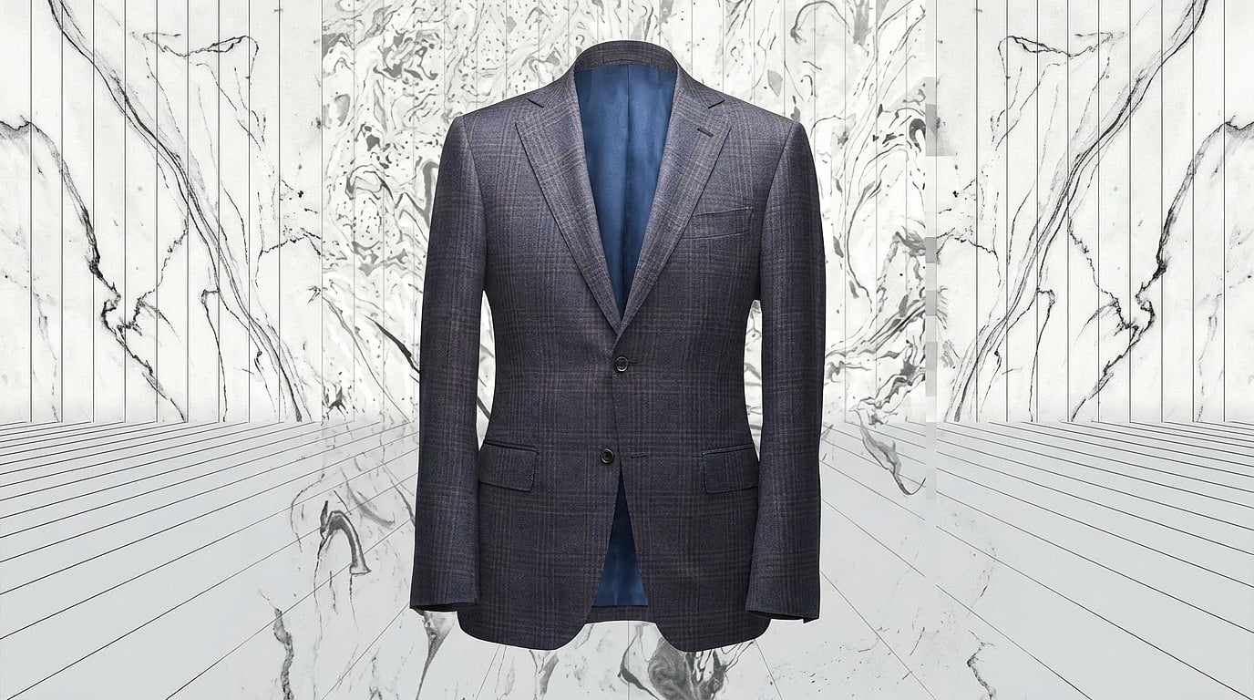 Veste à carreaux sur mesure à Paris | Costume Privé Paris — image de couverture