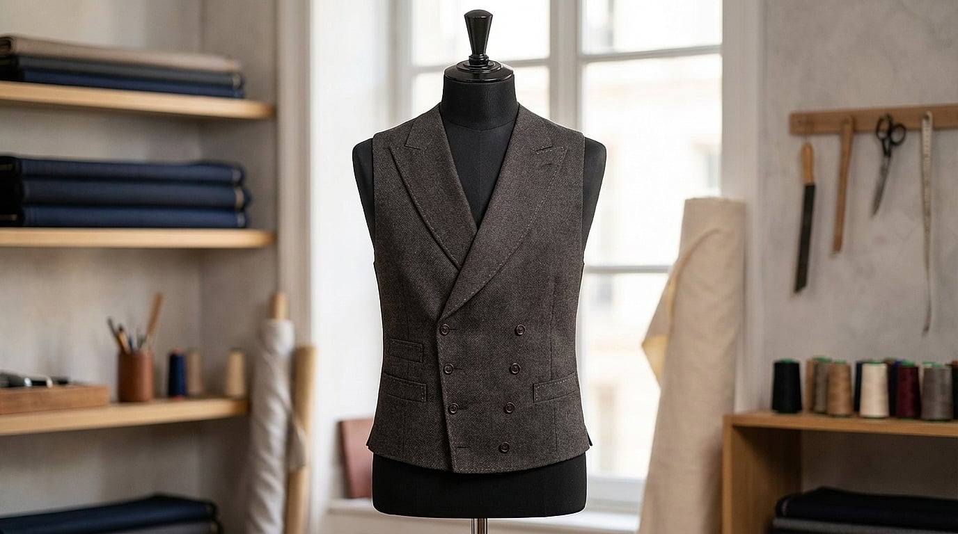 Entretien d’une veste croisée : séchage, cintre, protection des revers et du tombé