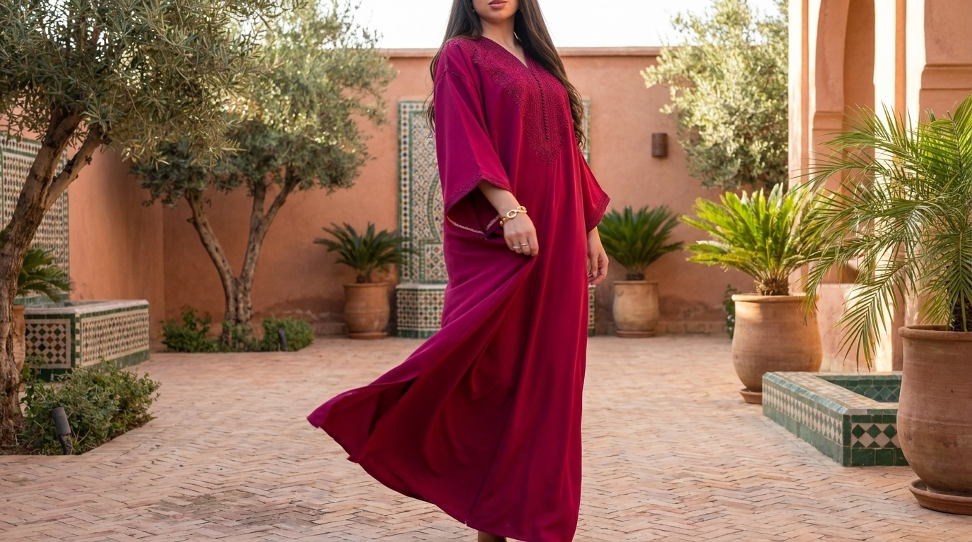 gandoura coupe farasha moderne