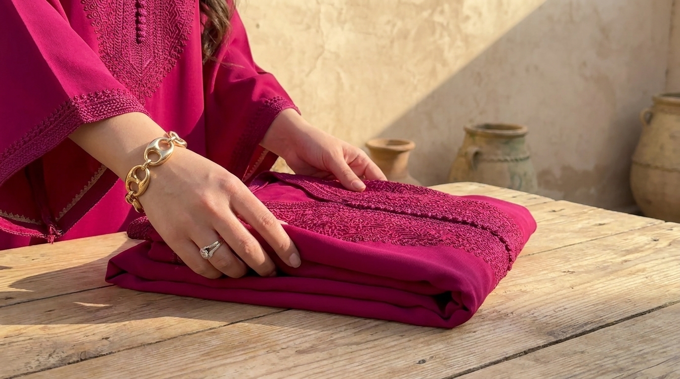 gandoura femme moderne - Entretien et durabilité de votre vestiaire oriental moderne