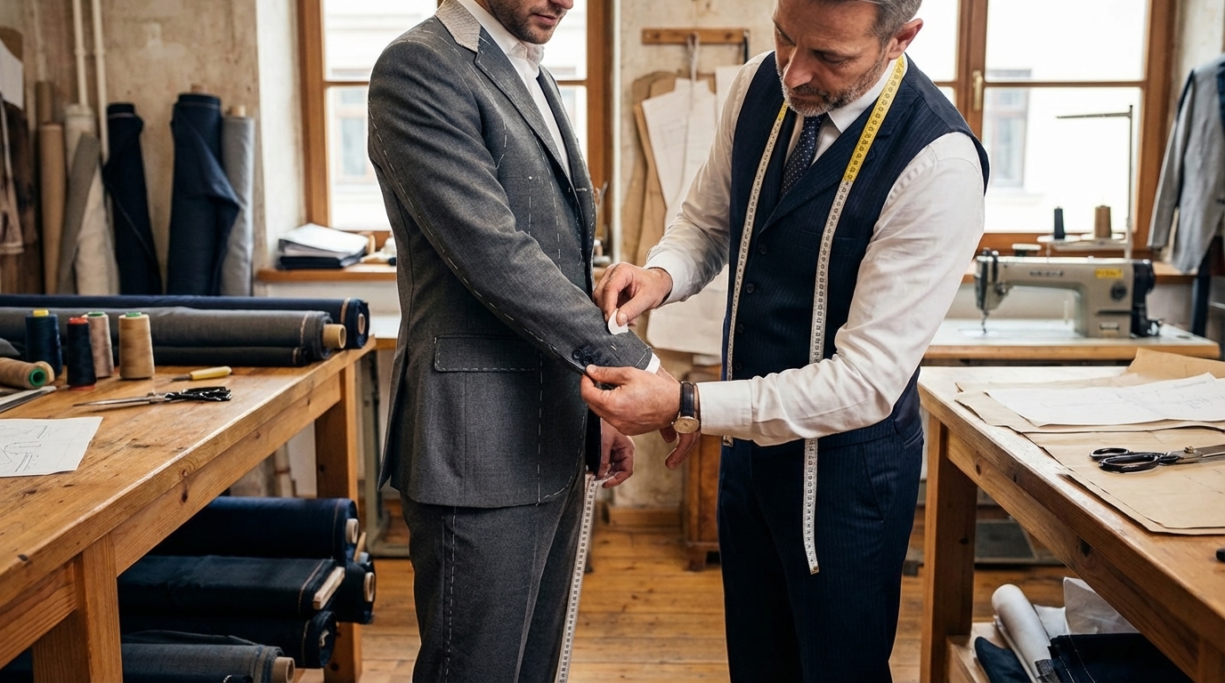 couture sur mesure Livry-Gargan prise de mesures costume