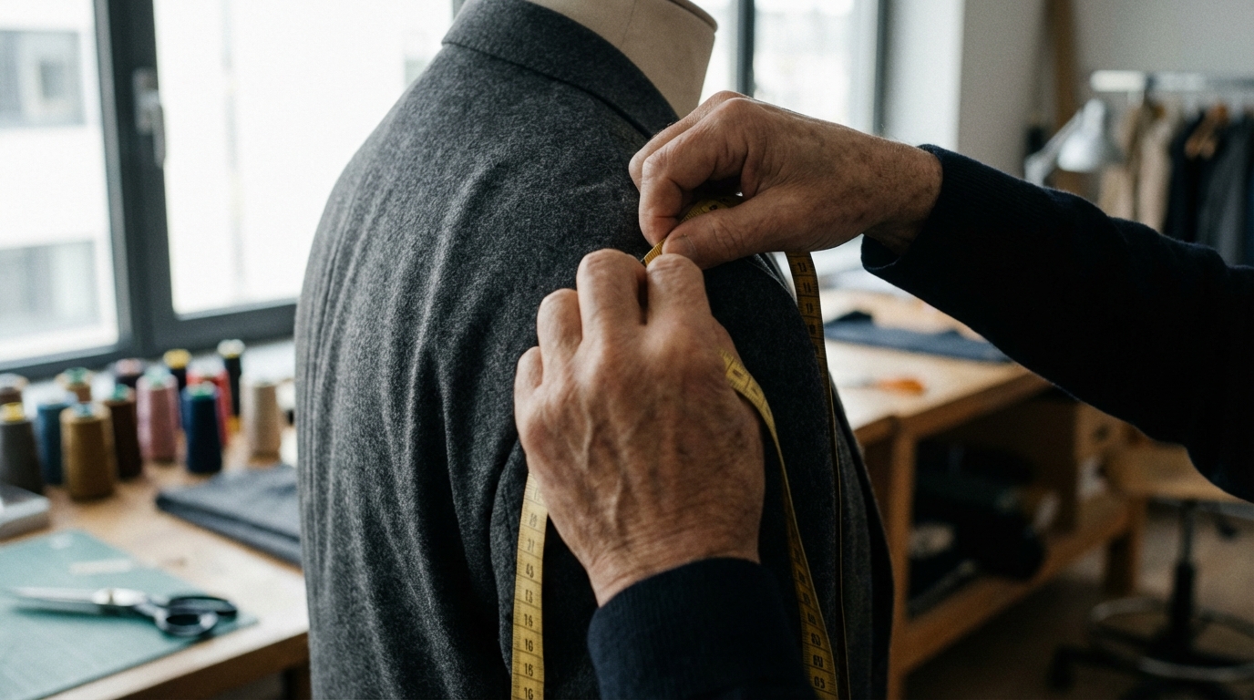 Illustration : Processus d'Achat d'un Costume Demi-Mesure