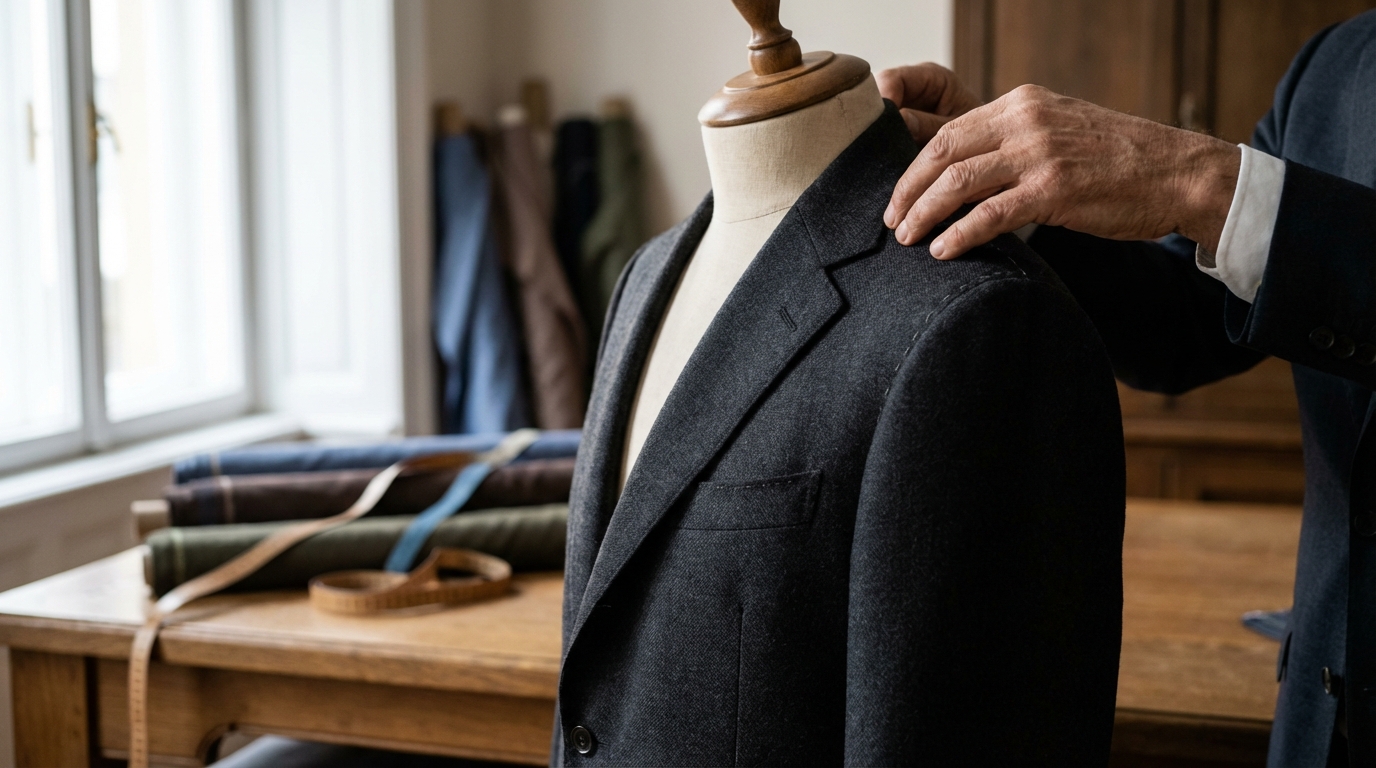 Critères Essentiels pour Choisir un Costume Demi-Mesure Illustration : Critères Essentiels pour Choisir un Costume Demi-Mesure