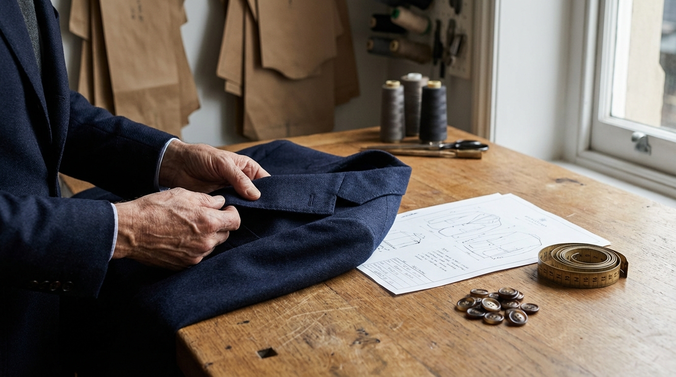 Critères pour Évaluer un Devis de Costume Demi Mesure Illustration : Critères pour Évaluer un Devis de Costume Demi