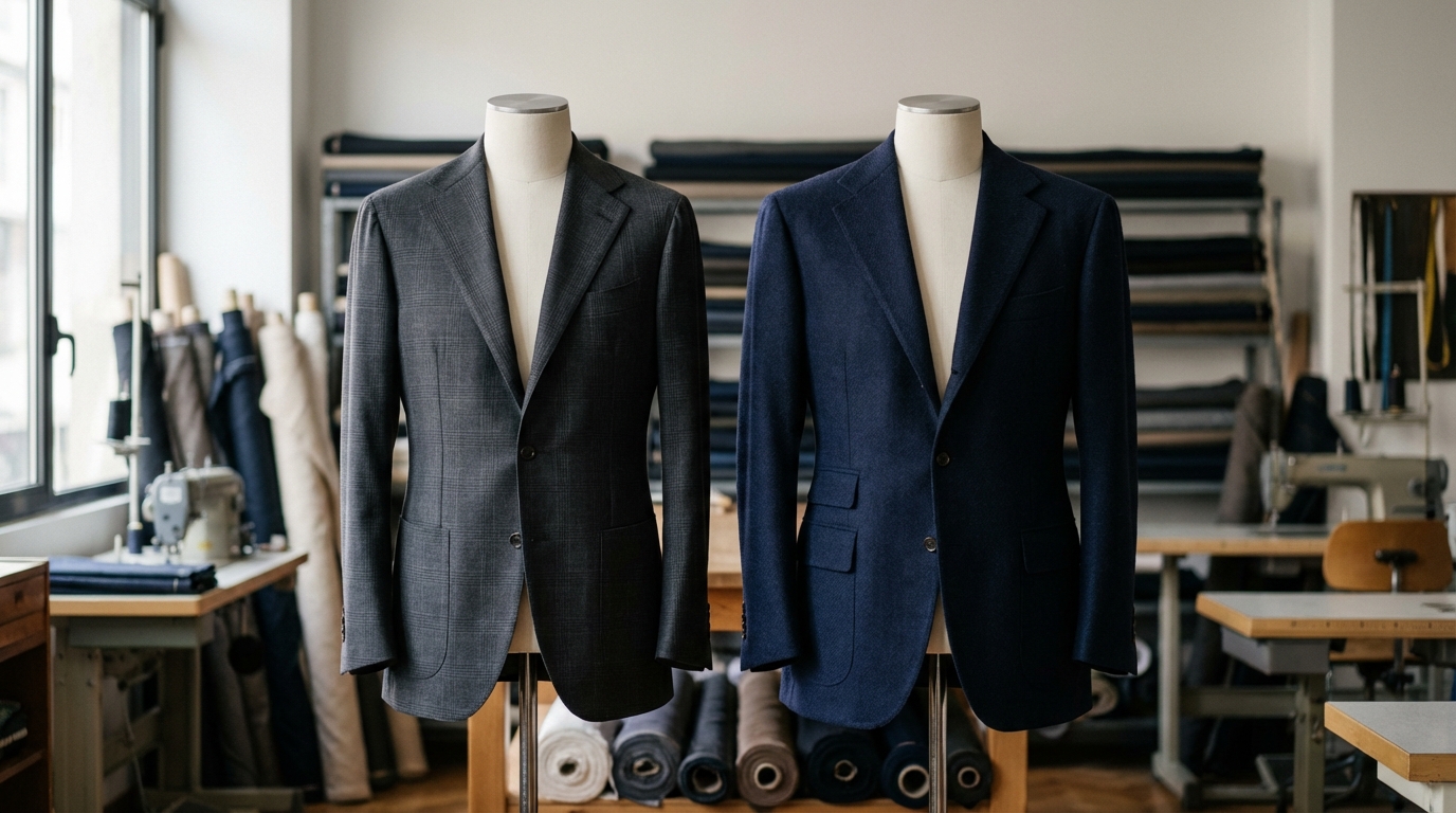 Illustration : Différences de Coupe: Italienne vs Anglaise