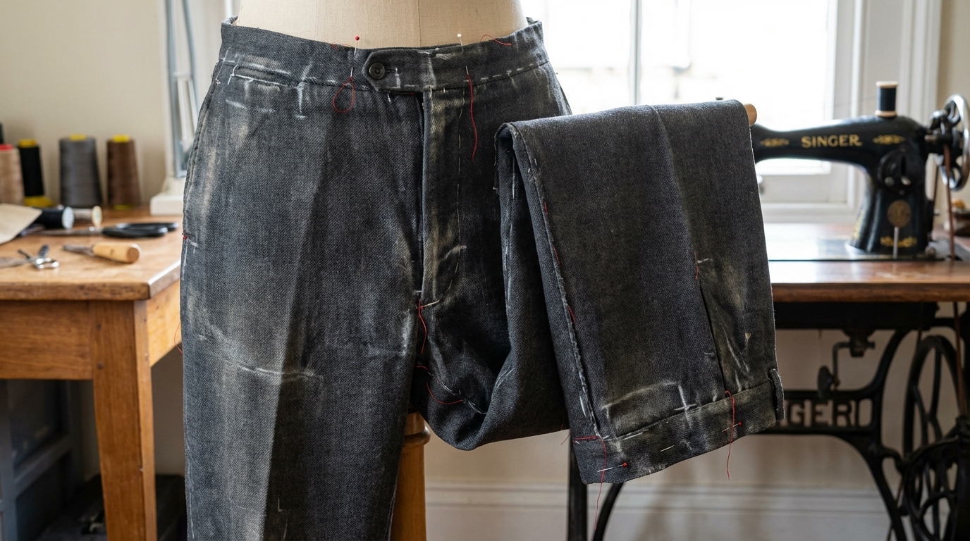 retouche vêtements Livry-Gargan essayage pantalon costume