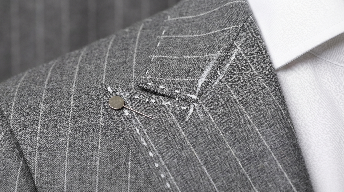 prix costume demi mesure à Lyon réglage revers et finitions