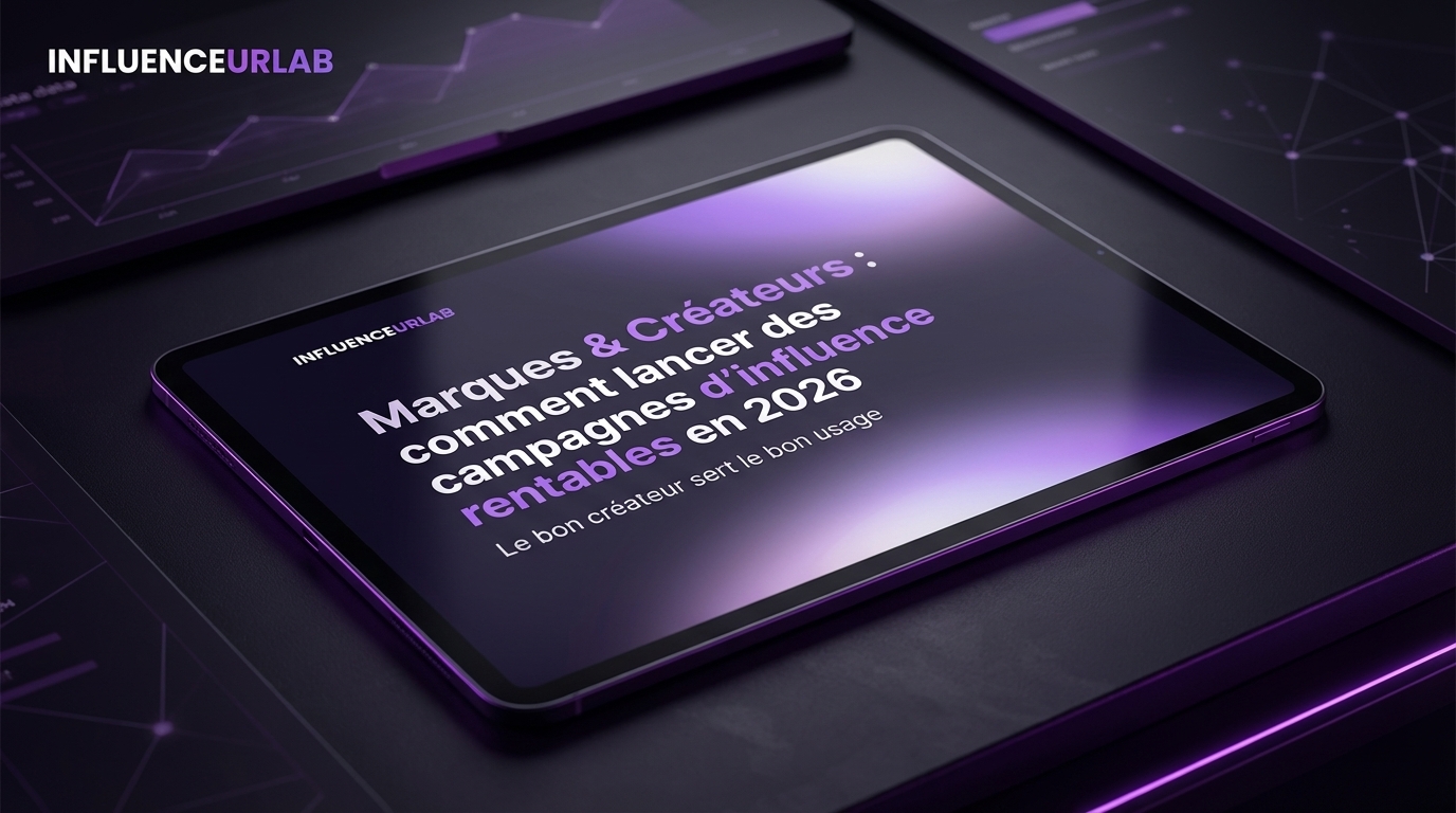 Marques & Créateurs : comment lancer des campagnes d’influence rentables en 2026 - Le bon créateur sert le bon usage