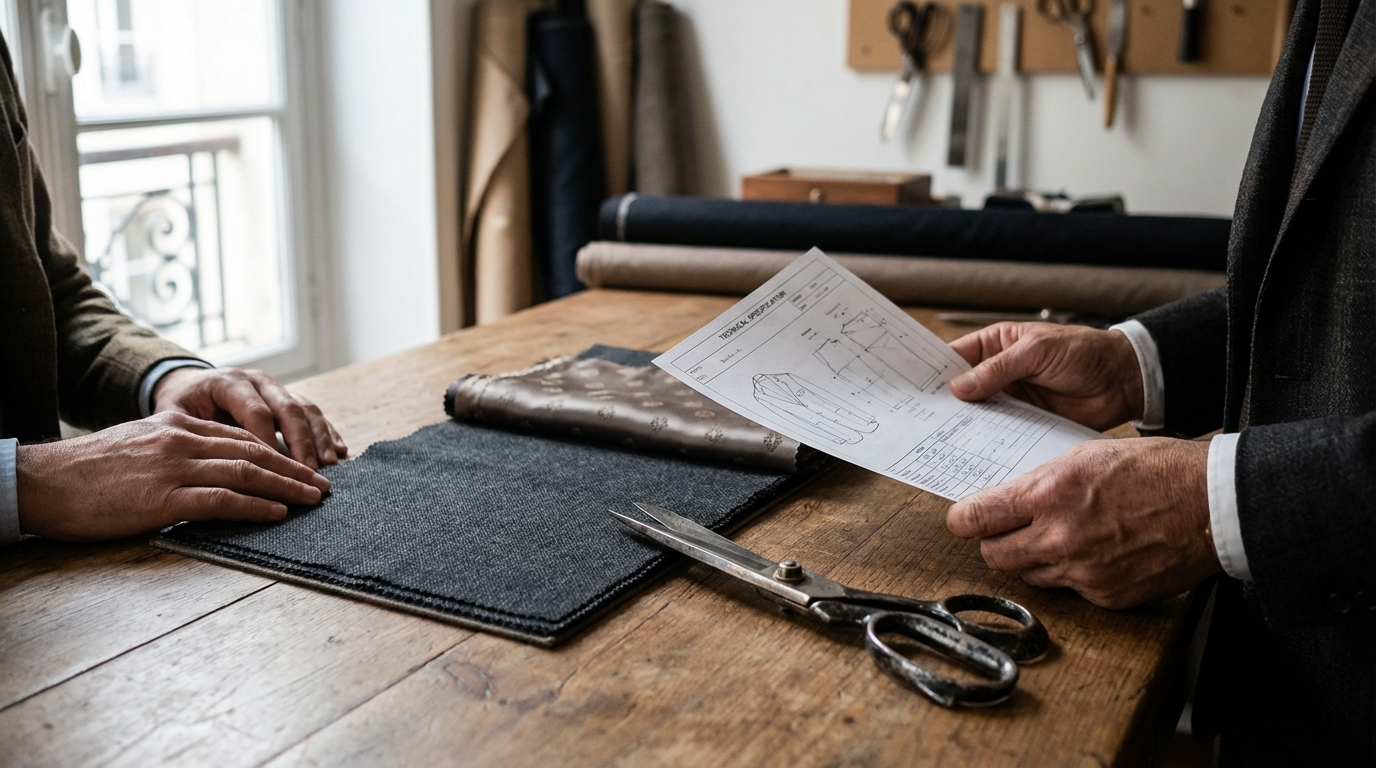 Critères pour Évaluer un Devis de Costume Demi Mesure Illustration : Critères pour Évaluer un Devis de Costume Demi