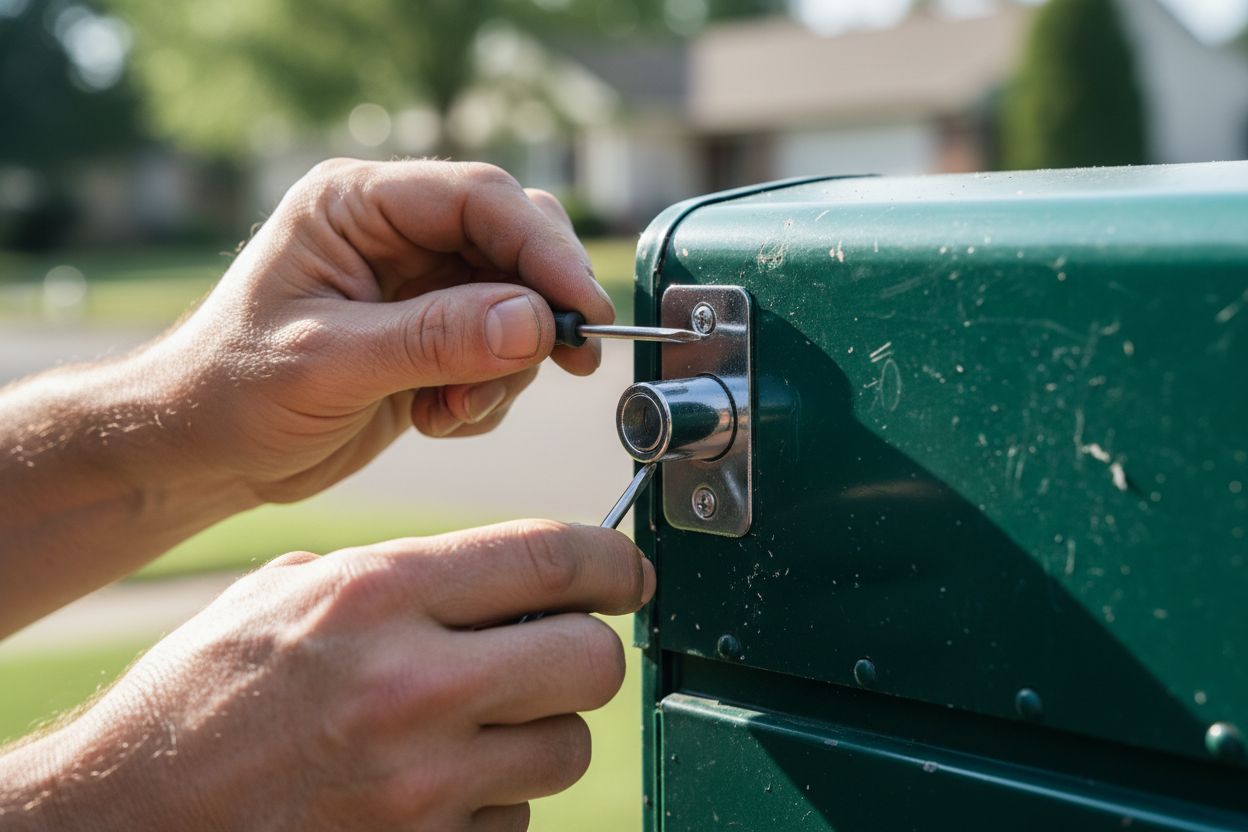 Changement de serrure boîte aux lettres