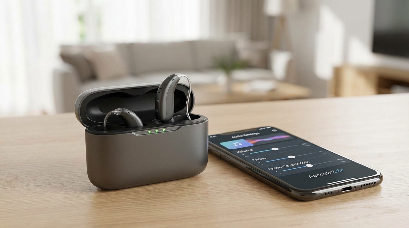 technologies appareils auditifs connectivite bluetooth recharge