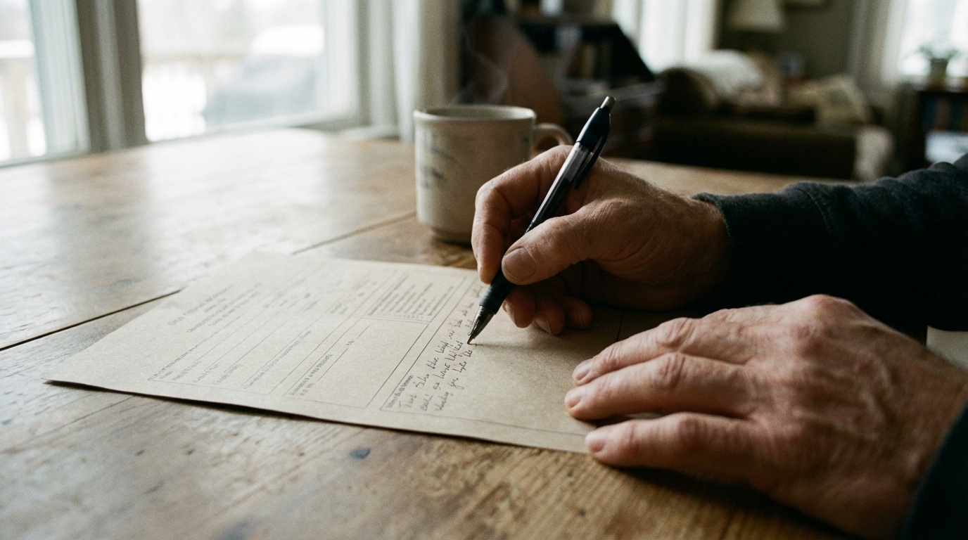 Illustration : Remplir un Constat Amiable de Dégât des Eaux