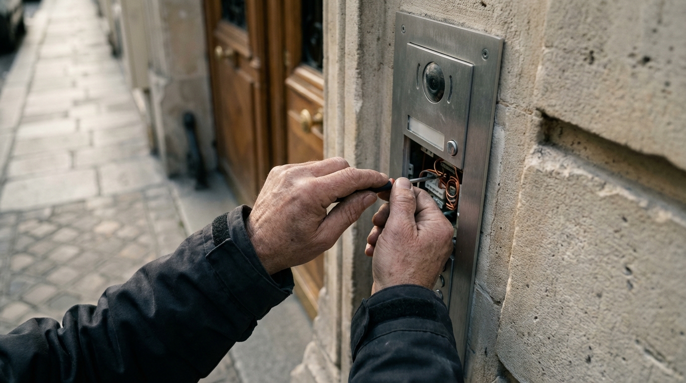 Digicode et interphone : installation et dépannage en immeuble