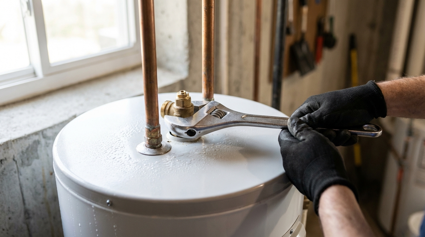 Étapes Clés pour l'Entretien d'un Chauffe-Eau Électrique Illustration : Étapes Clés pour l'Entretien d'un Chauffe-Eau Électrique