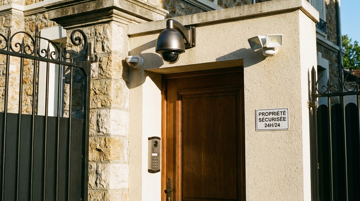 caméras de surveillance pour sécurité maison après effraction