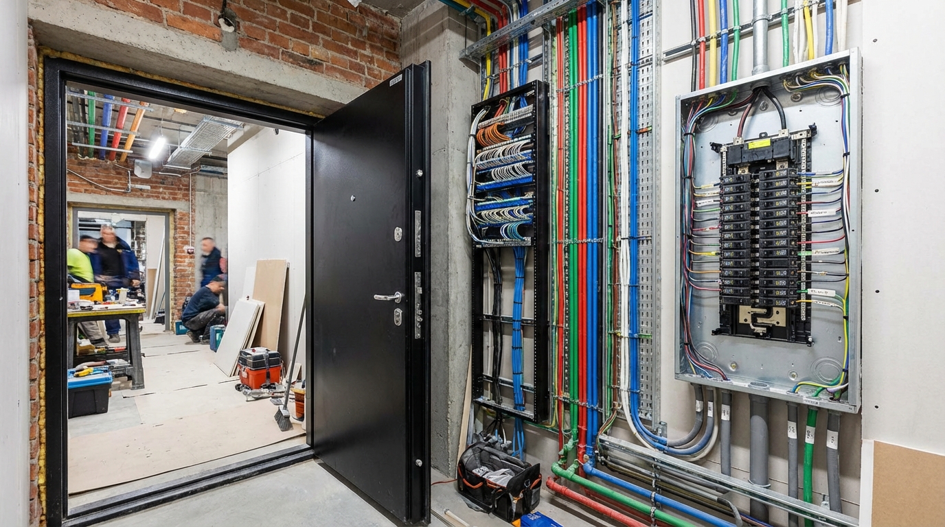 Installation de cornières anti-pince | Service expert 3 installation cornières anti-pince et coordination des travaux