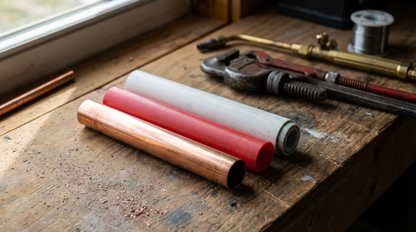 Cuivre, PER ou multicouche : quel tuyau pour votre plomberie ?