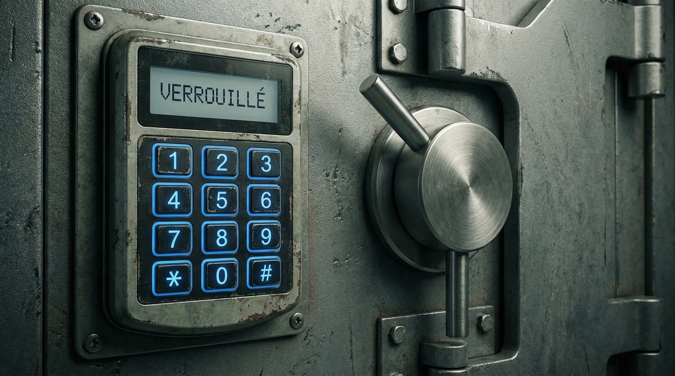 Ouverture de coffre-fort | Intervention et solutions 1 Ouverture de coffre-fort sur modèle électronique bloqué