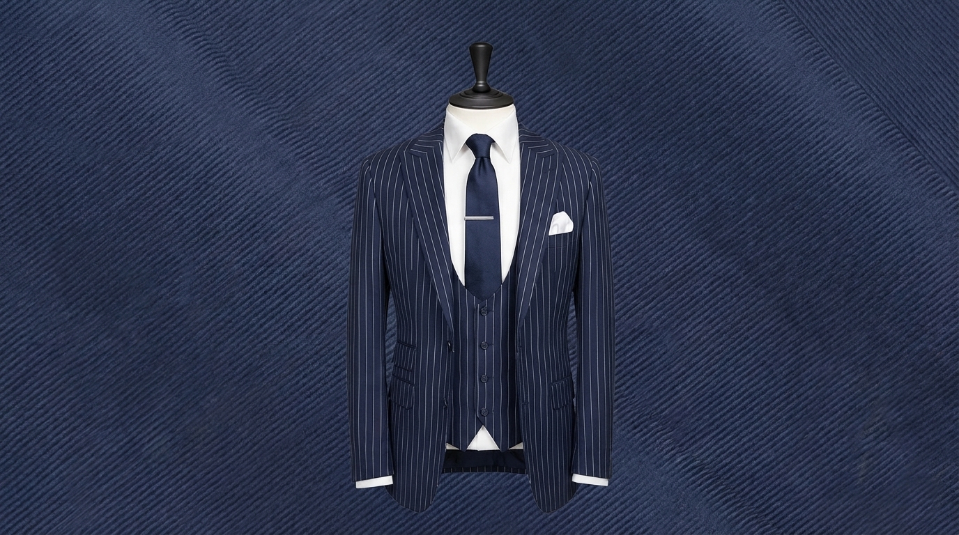 Costume rayé sur mesure : élégance, morphologie & style | Costume Privé Paris - Costume rayé sur mesure: élégance, morph