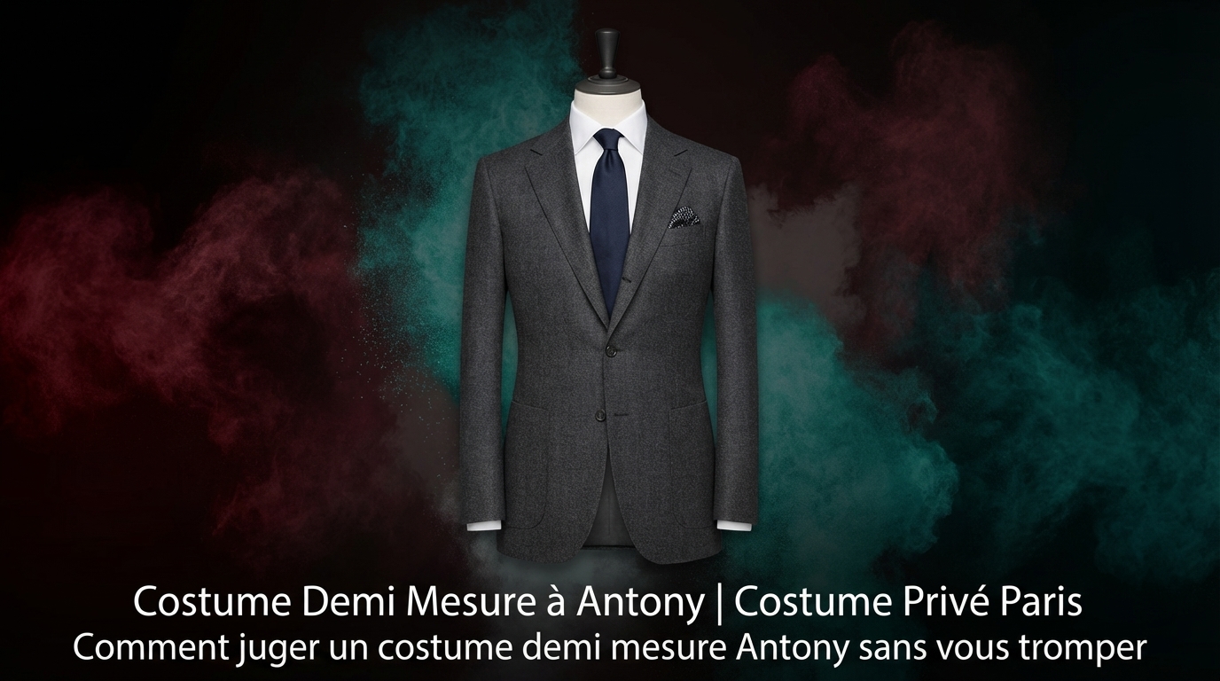 Devis Costume Demi Mesure à Antony | Costume Privé Paris - Comment juger un costume demi mesure Antony sans vous tromper