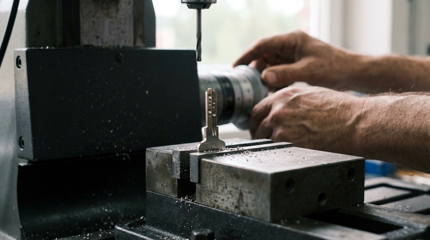 Illustration : Processus de reproduction de clés sécurisées