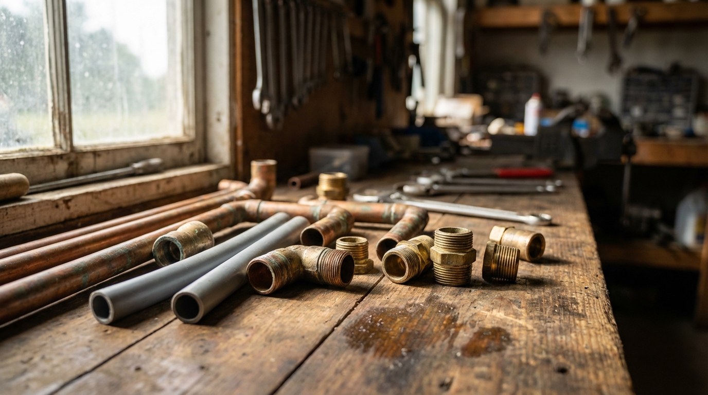 Illustration : FAQ sur les Matériaux de Plomberie