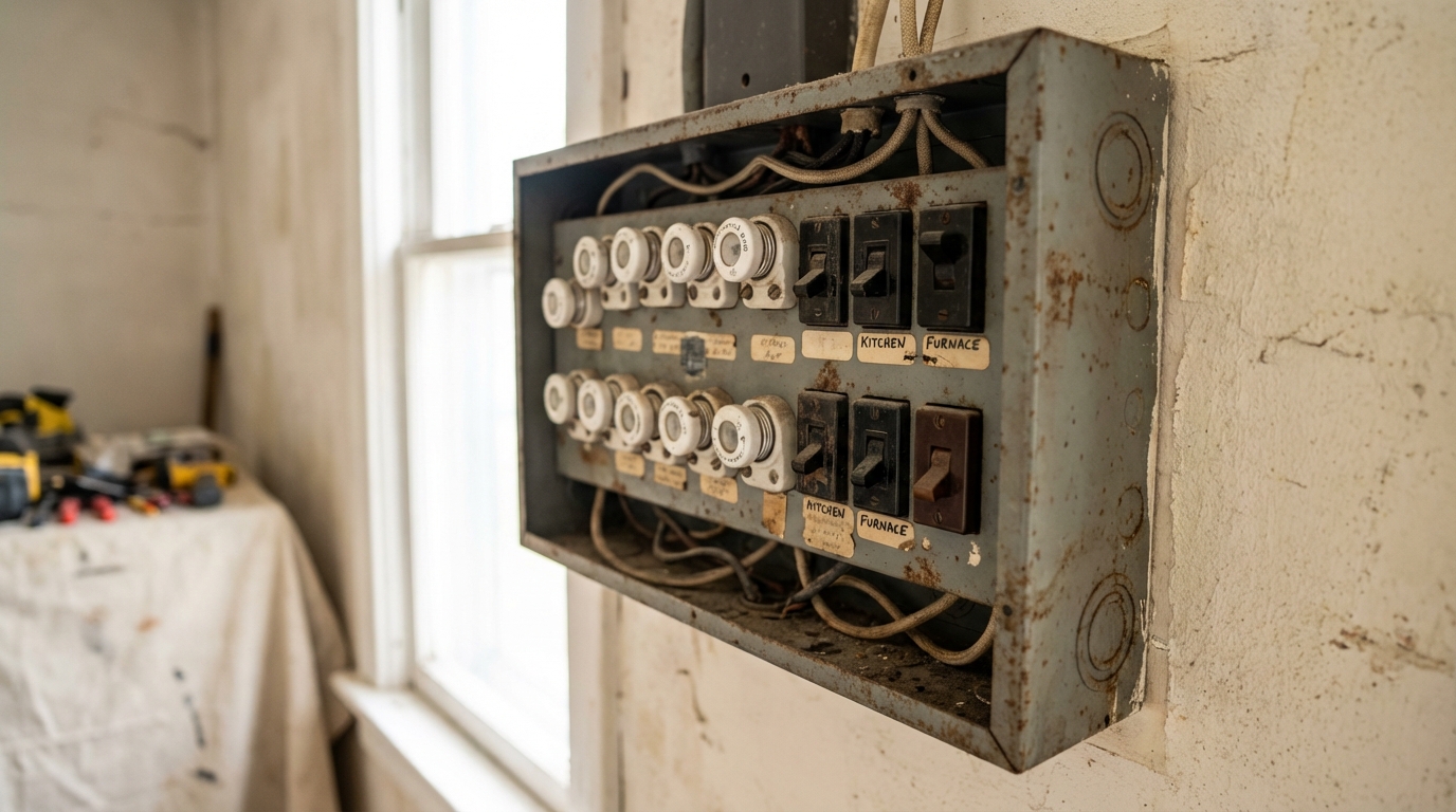 Illustration : Quand faut-il mettre aux normes son tableau électrique