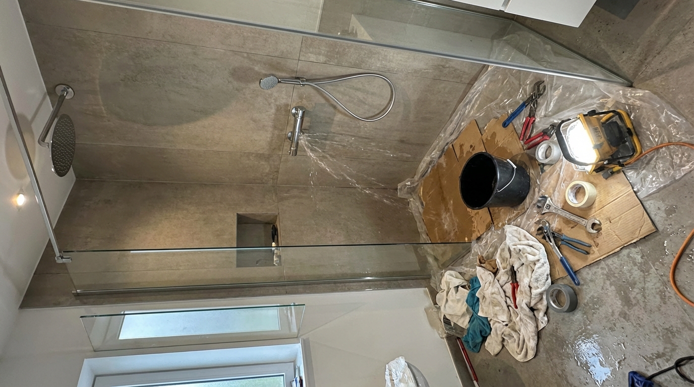 Dépannage de douches et baignoires avec diagnostic de fuite au mitigeur