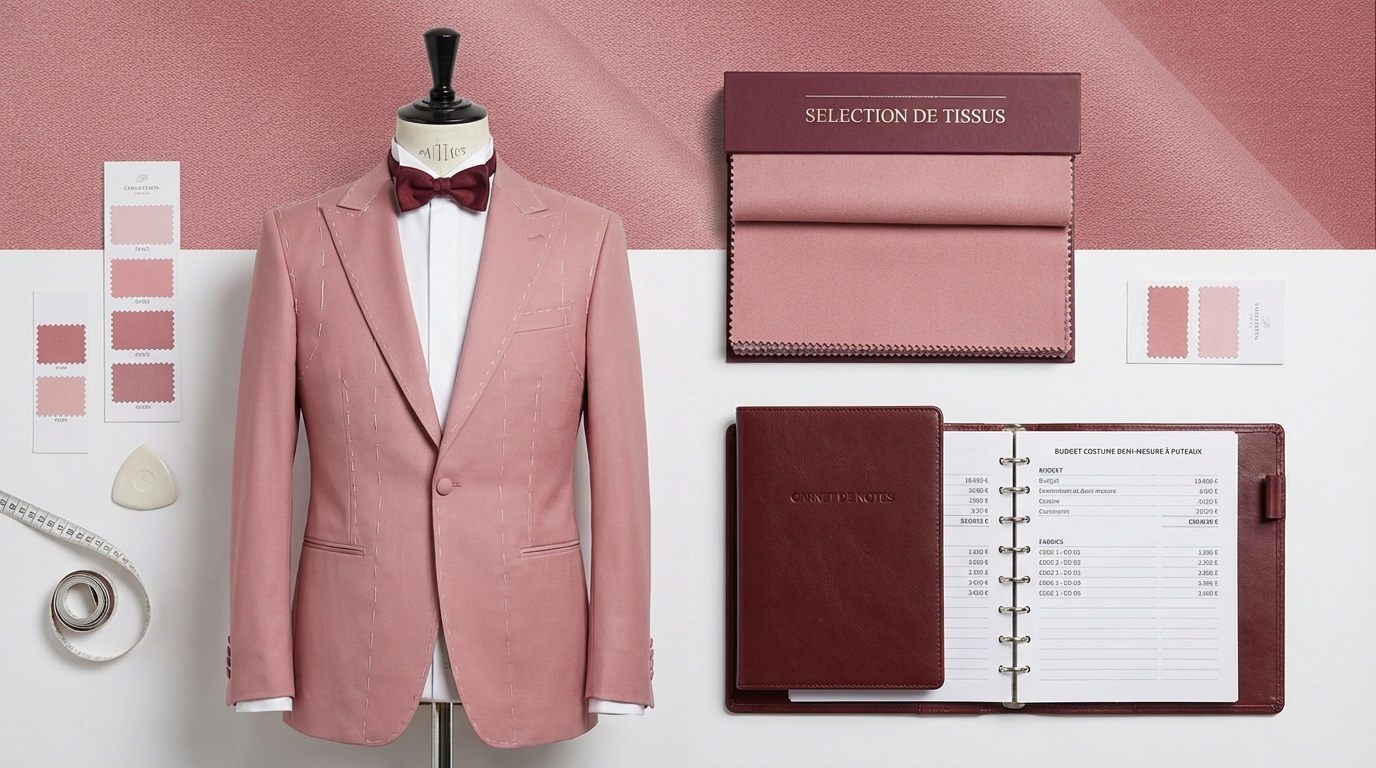 Quel budget costume demi mesure à Puteaux choix tissus et options