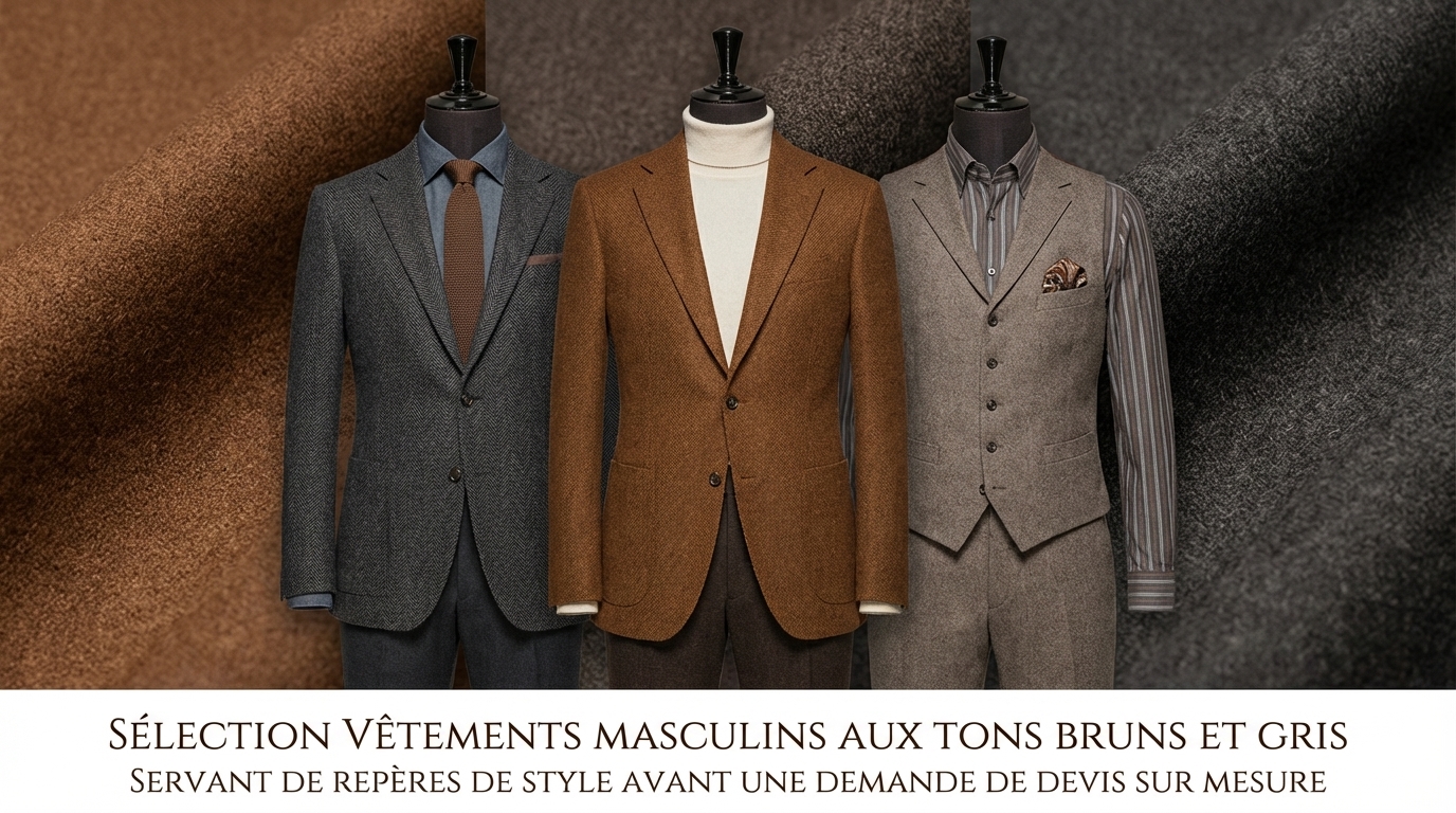 repères style pour devis costume demi mesure à Sarcelles