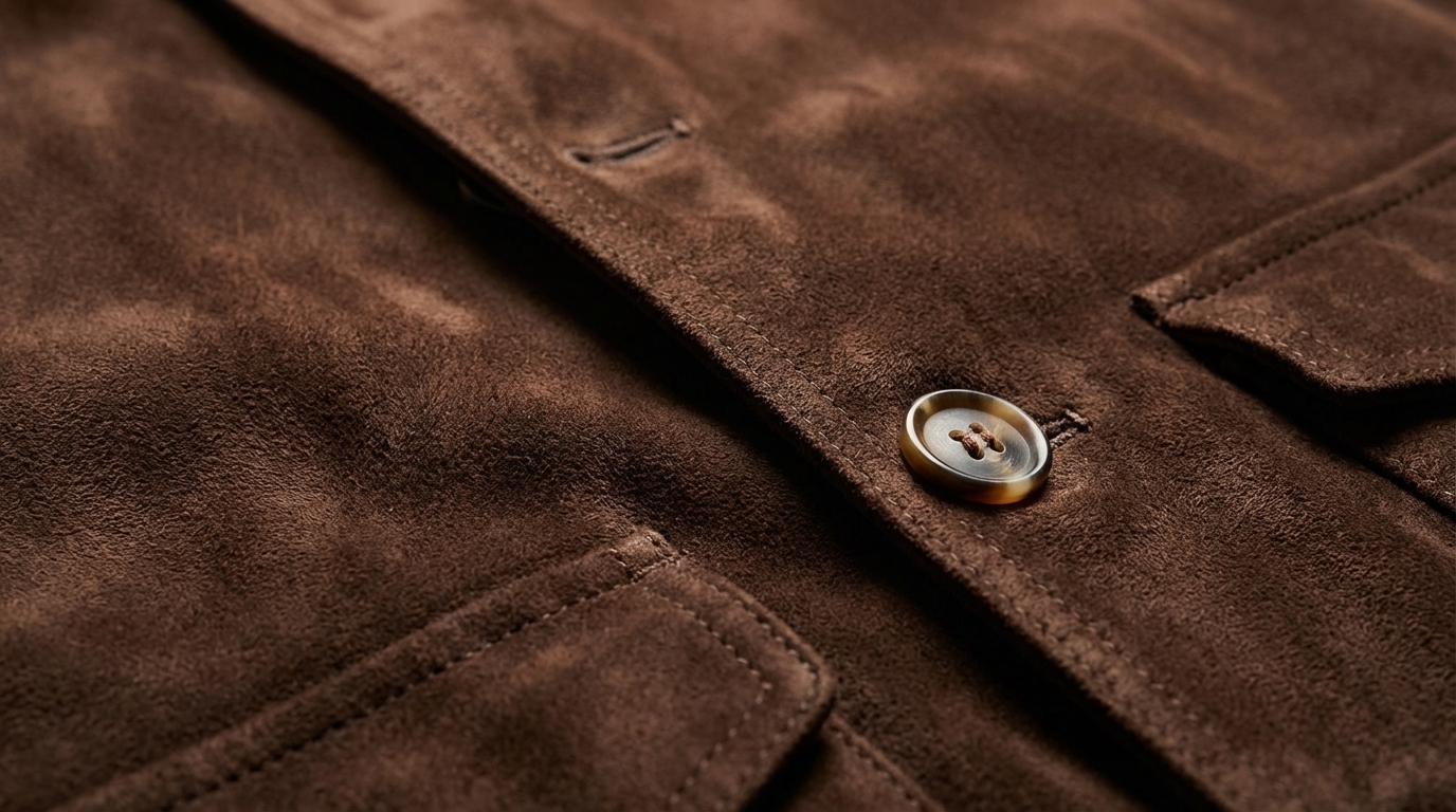 texture daim blouson sur mesure