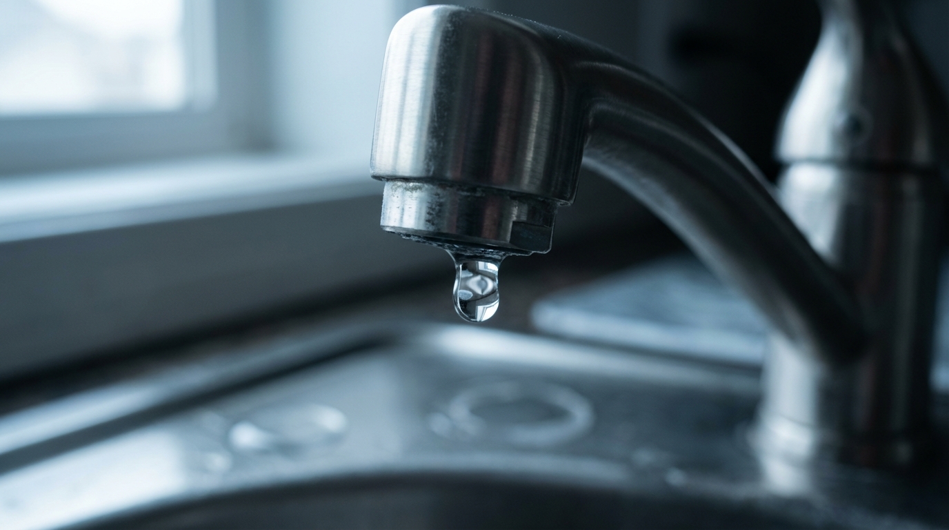 Robinet qui goutte : causes et réparation